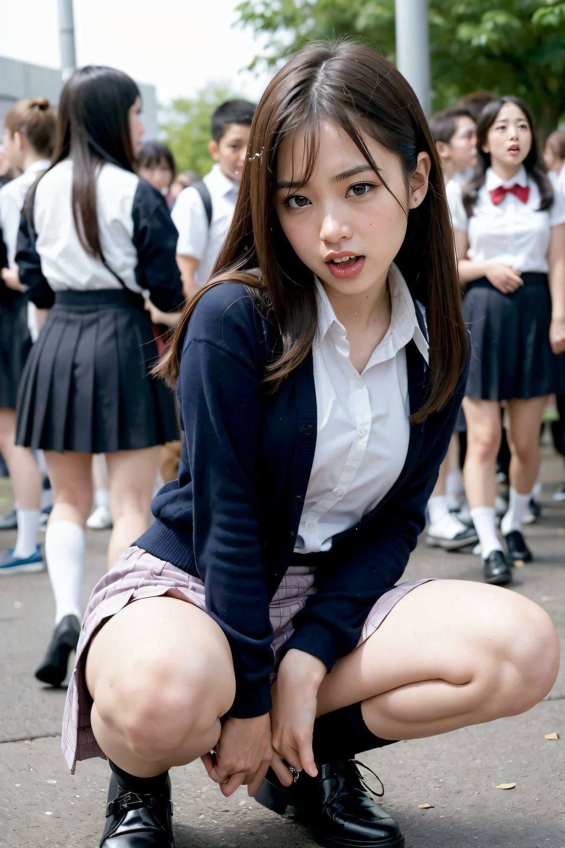 サンプル画像3:美少女JK-我慢できないからこんなところでしちゃうよ(nico bassの世界) [d_305366]