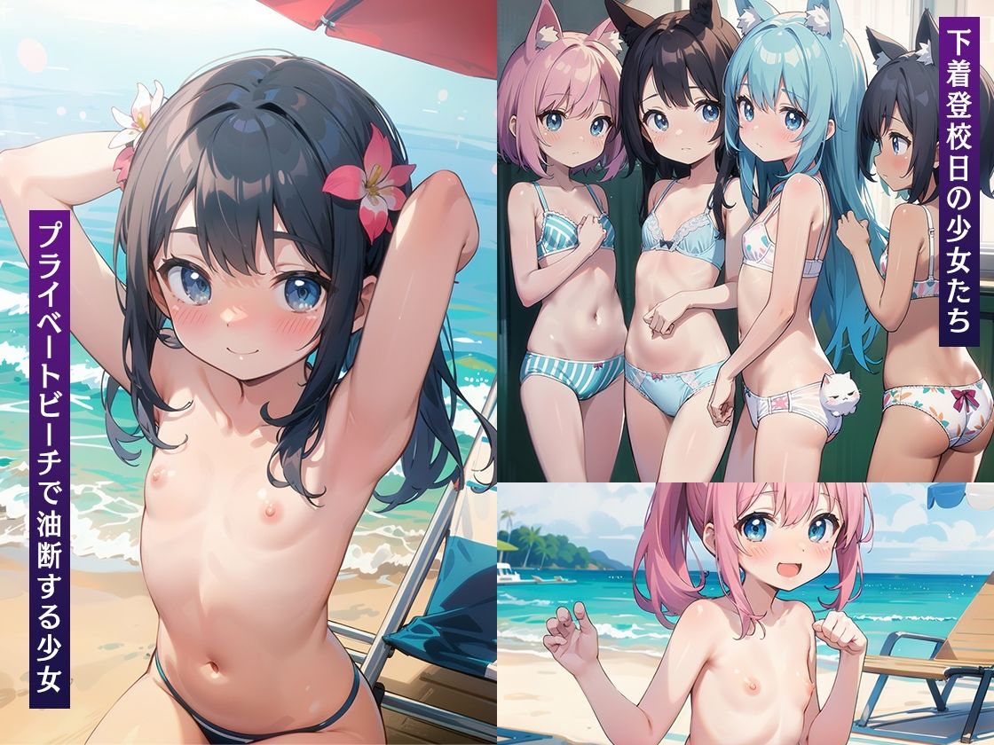 サンプル画像1:少女愛好倶楽部ロリエル〜活動報告2023.7〜(ろりえる) [d_305369]