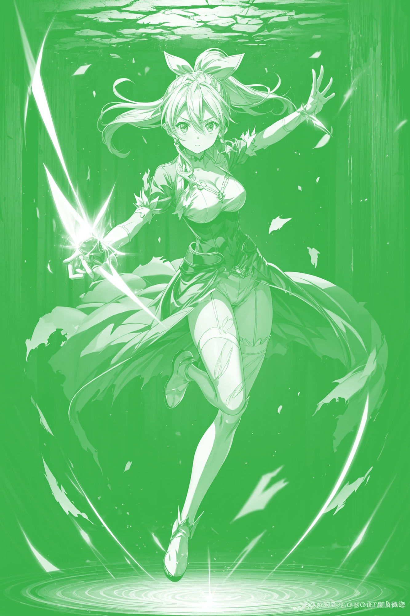 サンプル画像4:裏アインクラッドの攻略失敗したリ〇ファちゃん(絵心あいのAI生成アトリエ) [d_305404]