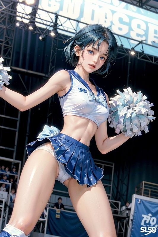 サンプル画像1:純白天国 チアガール編(ファインテール) [d_305480]