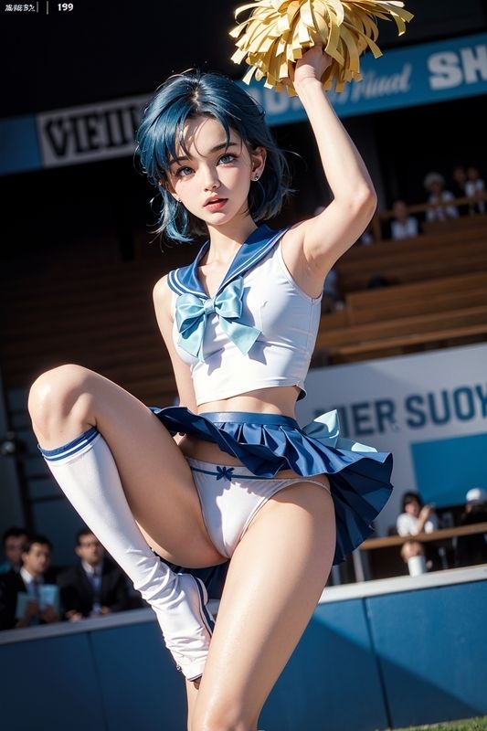 サンプル画像2:純白天国 チアガール編(ファインテール) [d_305480]