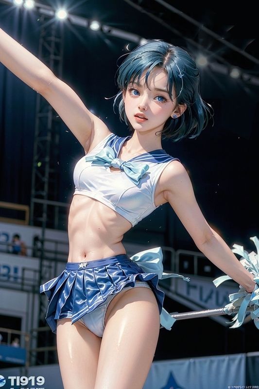 サンプル画像3:純白天国 チアガール編(ファインテール) [d_305480]