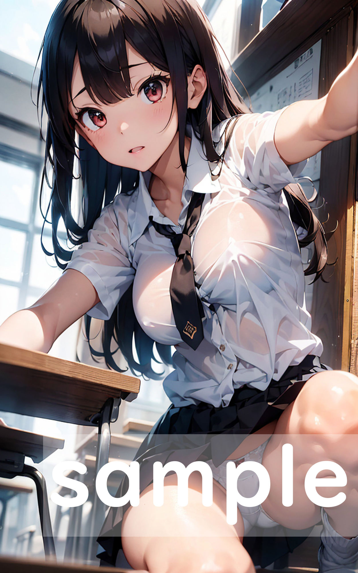 サンプル画像1:猫がやってきた1巻【JK教室編】(せもぽむめ) [d_305508]