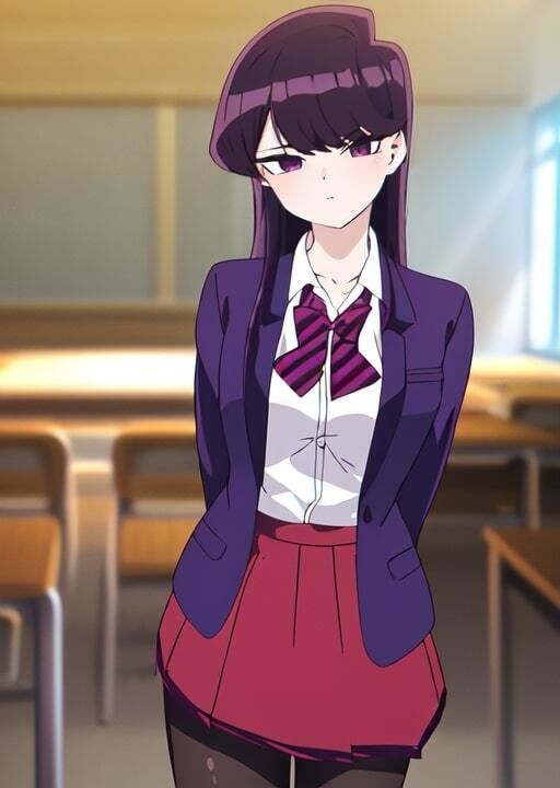 サンプル画像1:古見◯子エロ画集【全20枚】(どんとろ) [d_305517]