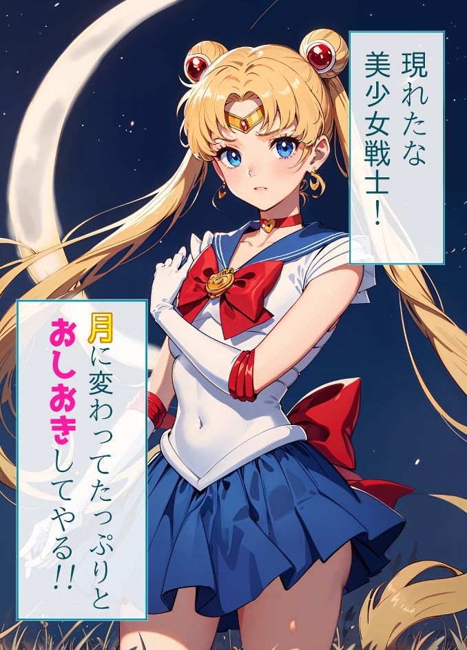 サンプル画像1:美少女戦士わからせ調教 ムーンにおしおき(がざしー) [d_305614]