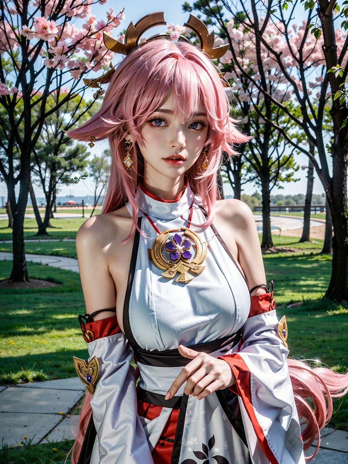 サンプル画像1:原神 Hコスプレ画像集 （5キャラクター 466枚）(LazyEden) [d_305636]