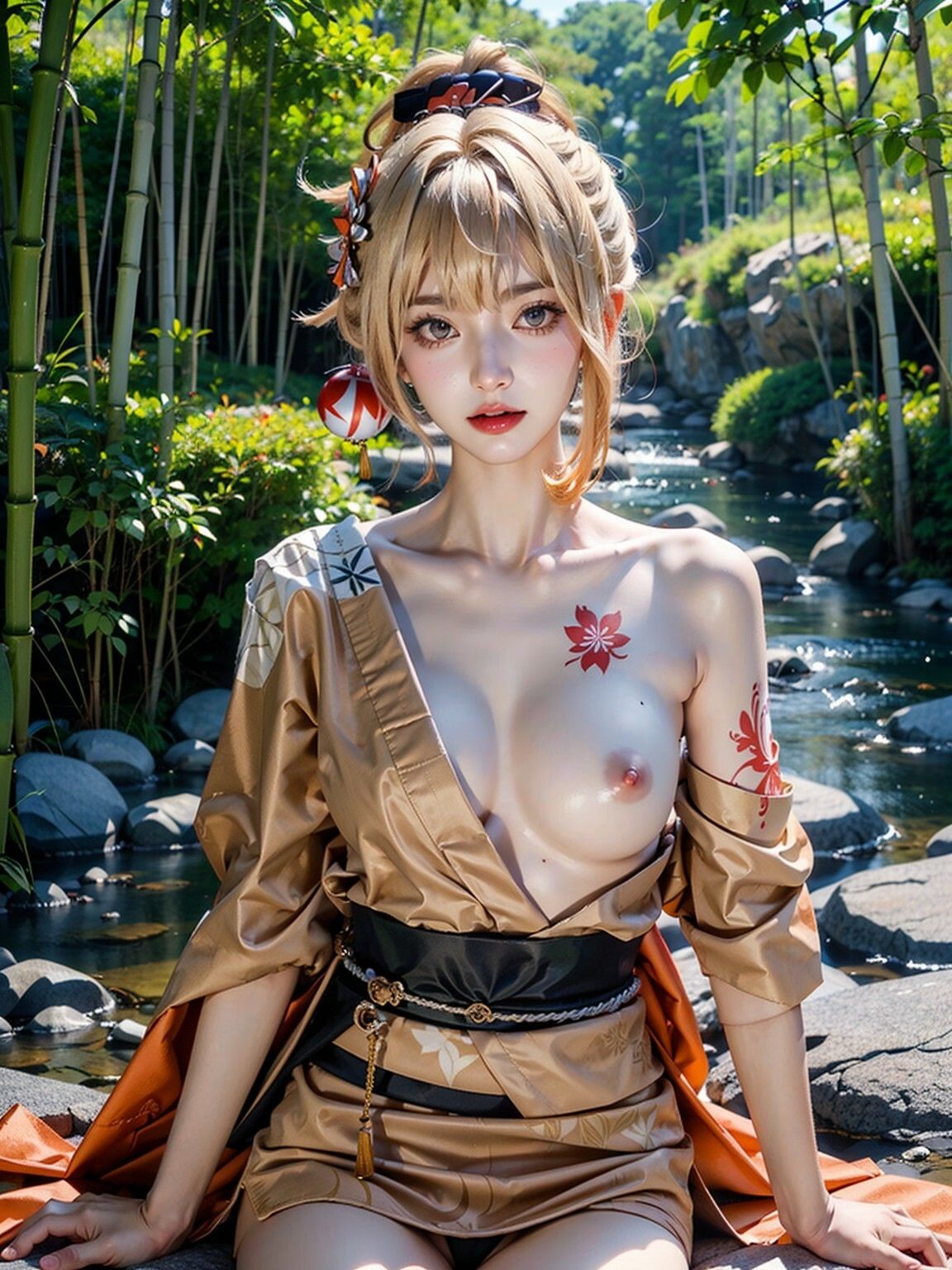 サンプル画像4:原神 Hコスプレ画像集 （5キャラクター 466枚）(LazyEden) [d_305636]