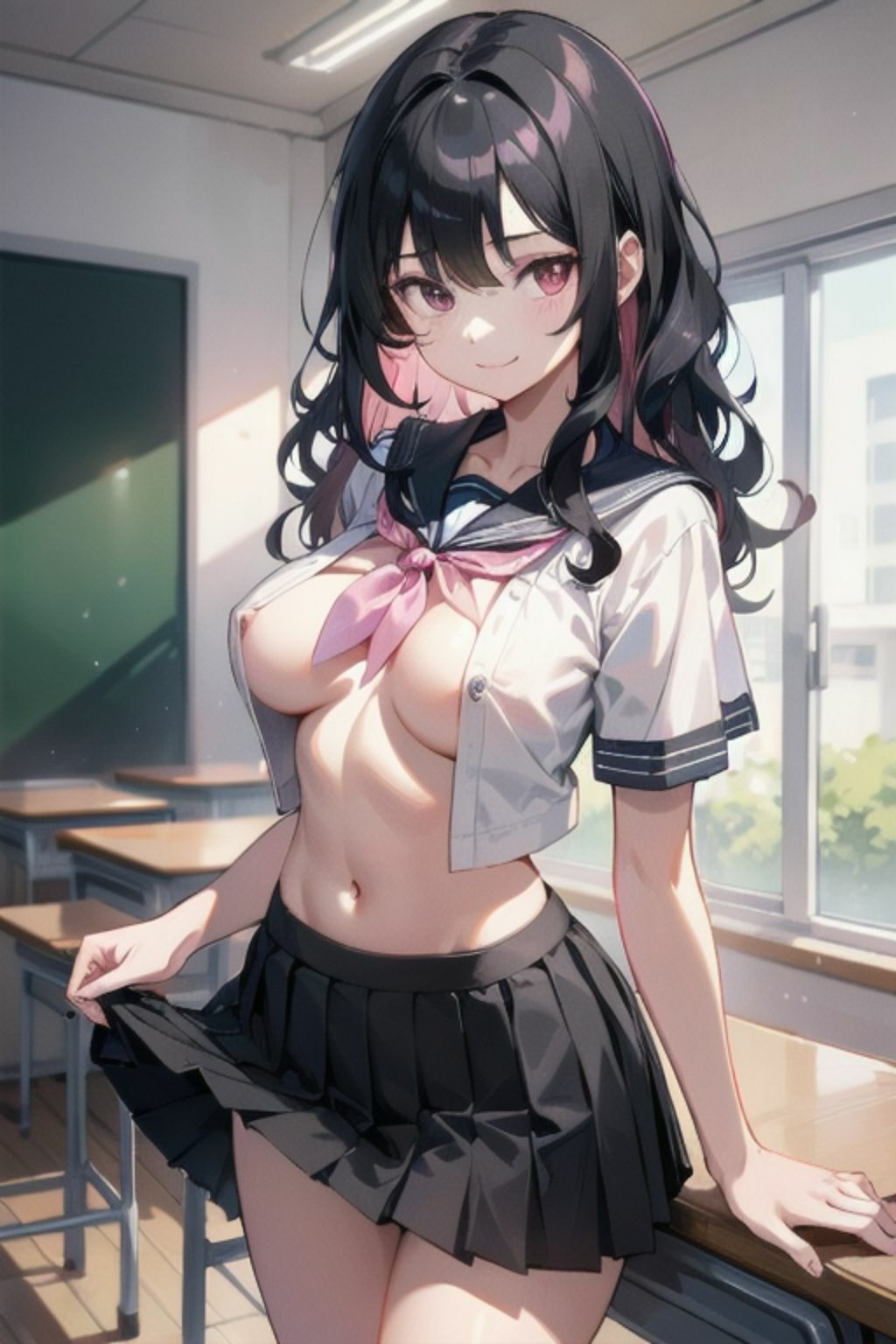 サンプル画像4:催〇術でクラスの美少女に連続中〇し(Ash) [d_305660]