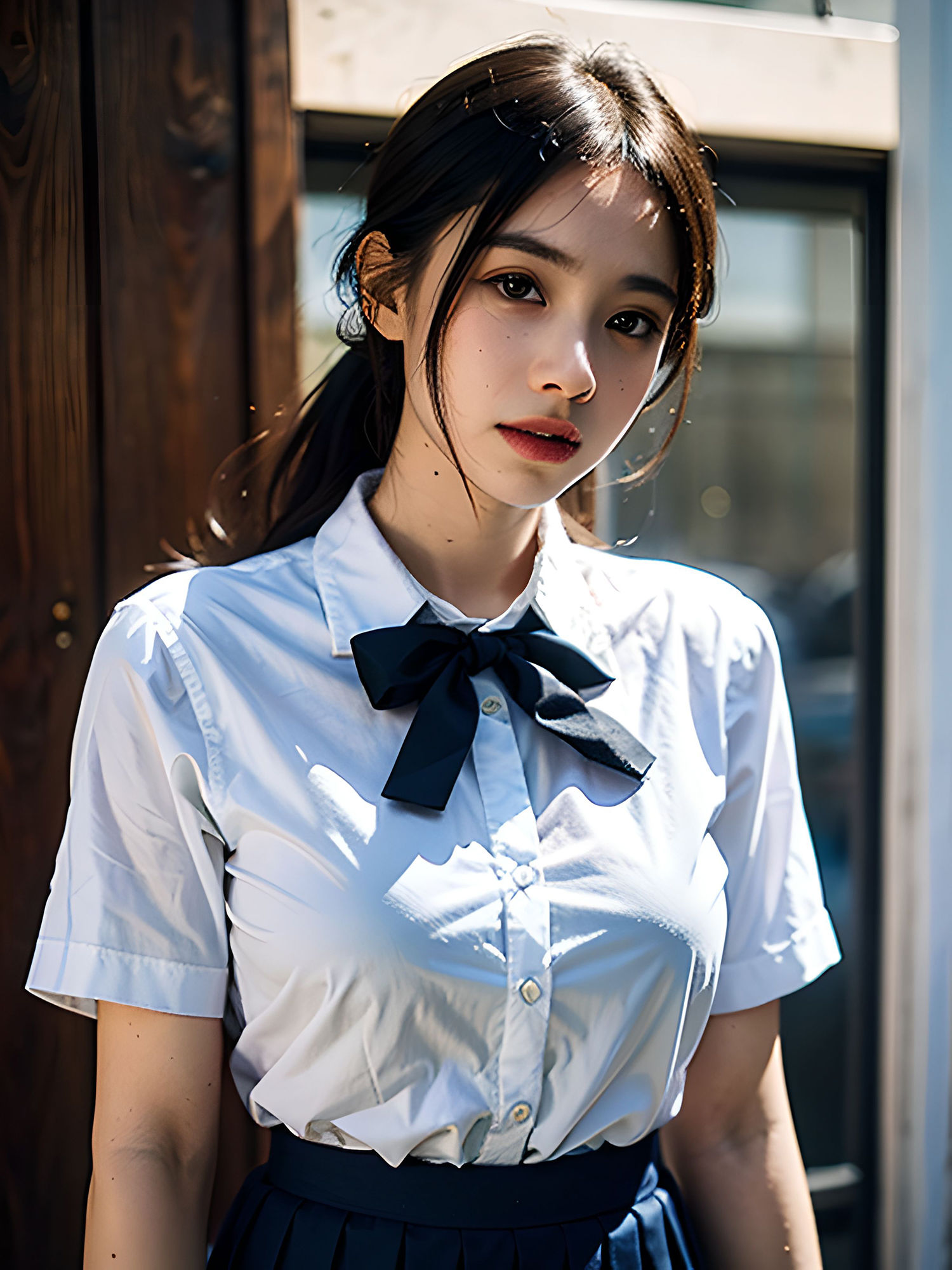 あなたの疲れ目に！ Vol.1 夏服（高画質アップスケール版）のサンプル画像 6