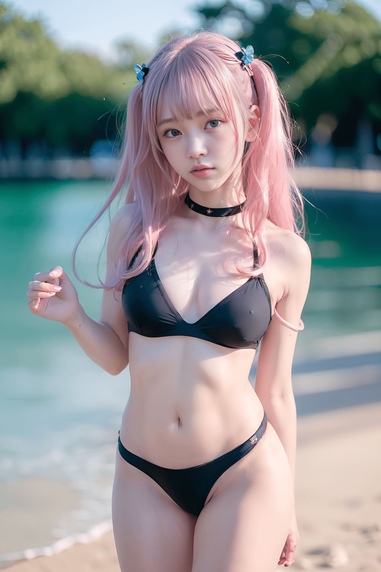 サンプル画像1:JKグラビア(AIぱんだ牧場営業中) [d_305672]