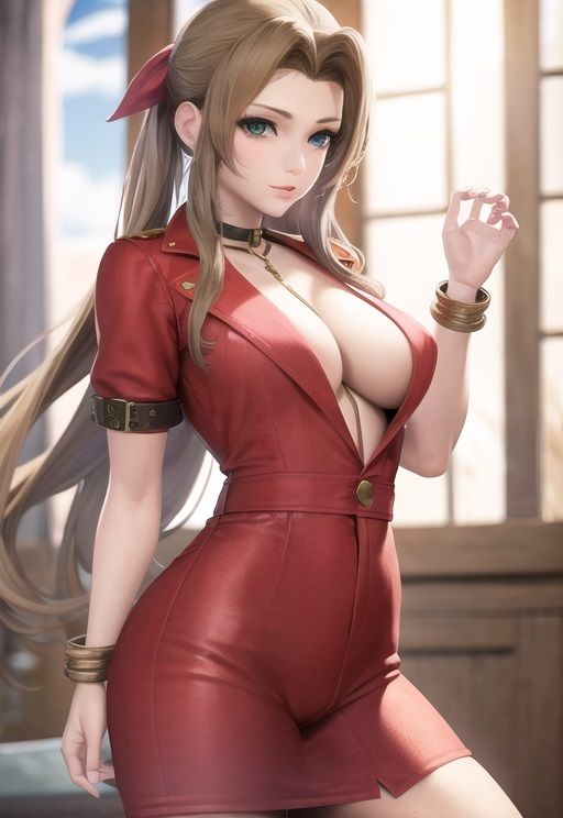 サンプル画像1:Wヒロイン ティファ＆エアリス(ライトフィニッシュ) [d_305885]