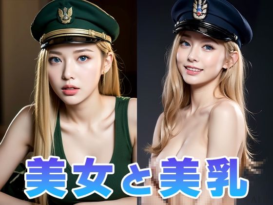 サンプル画像1:【全296枚・ヌード】 「ミリタリー美女の魅力」 勇敢な金髪美女たち – AIで描く究極の美女達 -(AIで絶世の美女を作る) [d_305899]