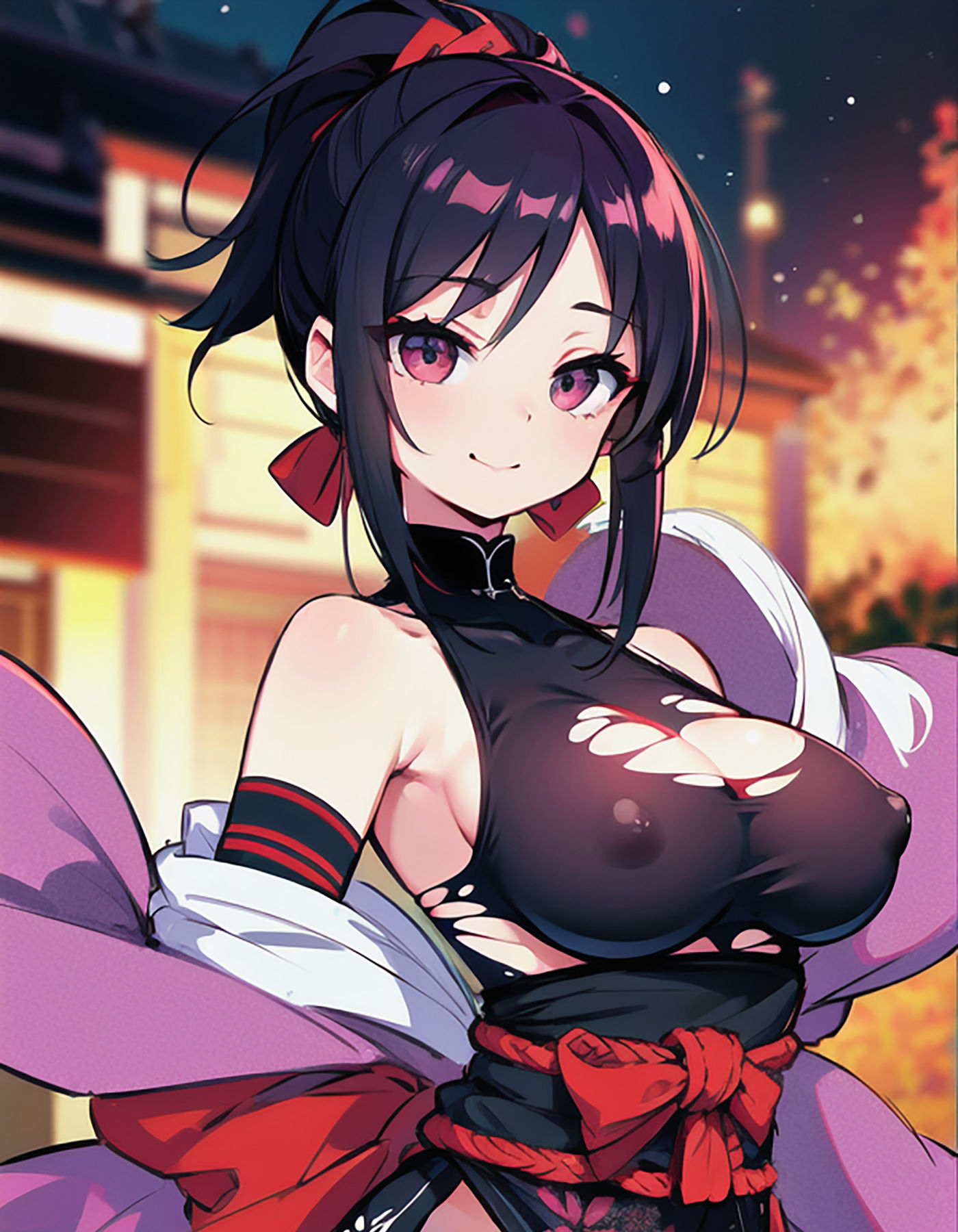 サンプル画像3:くノ一だからってエッチな事が得意とは限らないんだからねっ ニンニン！ アンアン！(美麗企画) [d_305982]