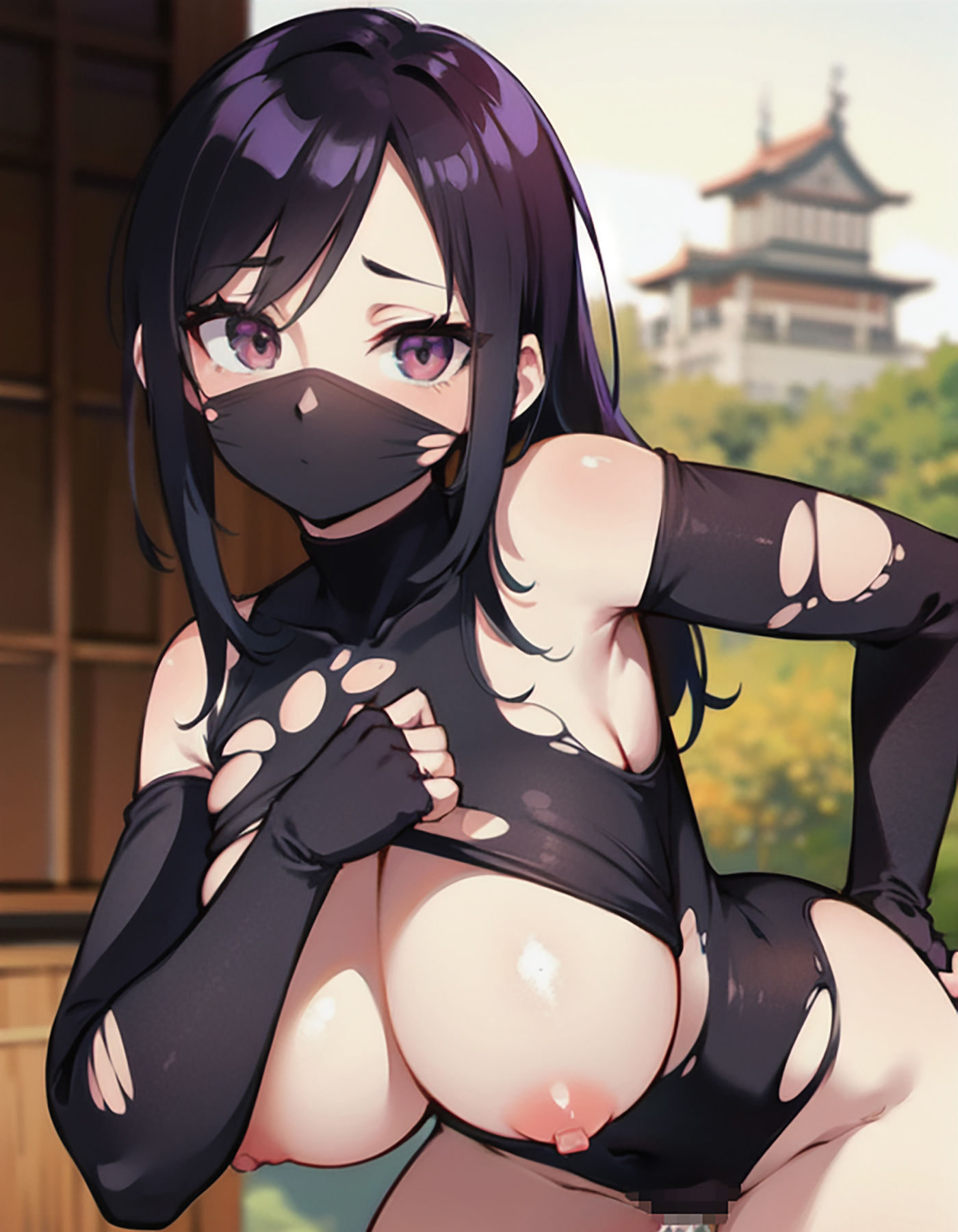 サンプル画像6:くノ一だからってエッチな事が得意とは限らないんだからねっ ニンニン！ アンアン！(美麗企画) [d_305982]