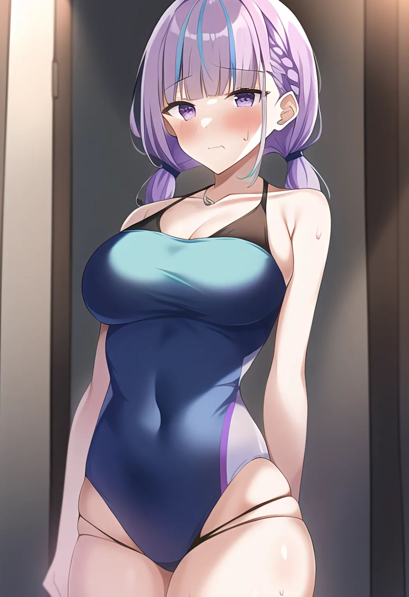 サンプル画像3:【買い切り版】バーチャル衣装故障で羞恥あくたん（English translation included）(しそ@SISO_r18) [d_306007]