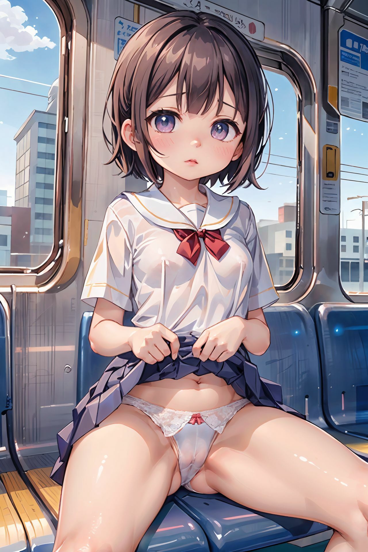 サンプル画像1:ぷにろりパンチラ女子〇生(川瀬と遊園地) [d_306014]