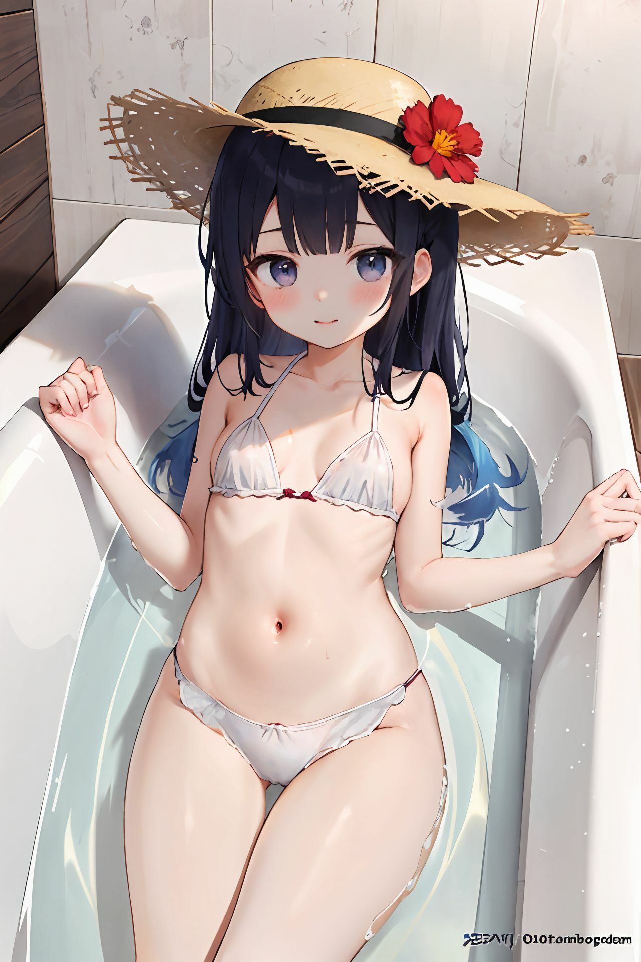 サンプル画像4:えっちな美少女イラスト〜500枚〜(川瀬と遊園地) [d_306043]