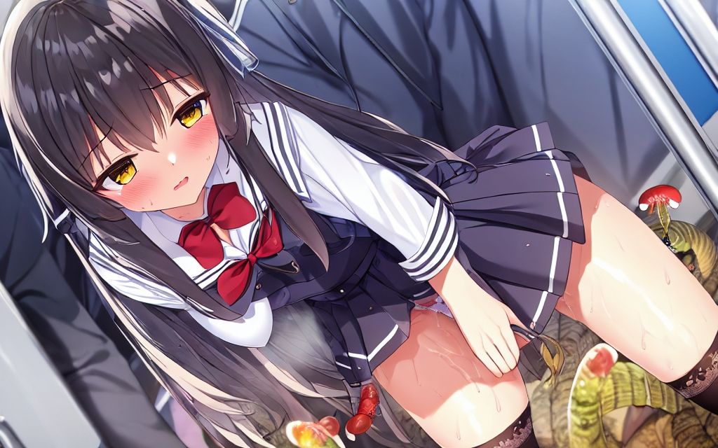 サンプル画像1:蟲館 – JK通学路(stain.) [d_306059]