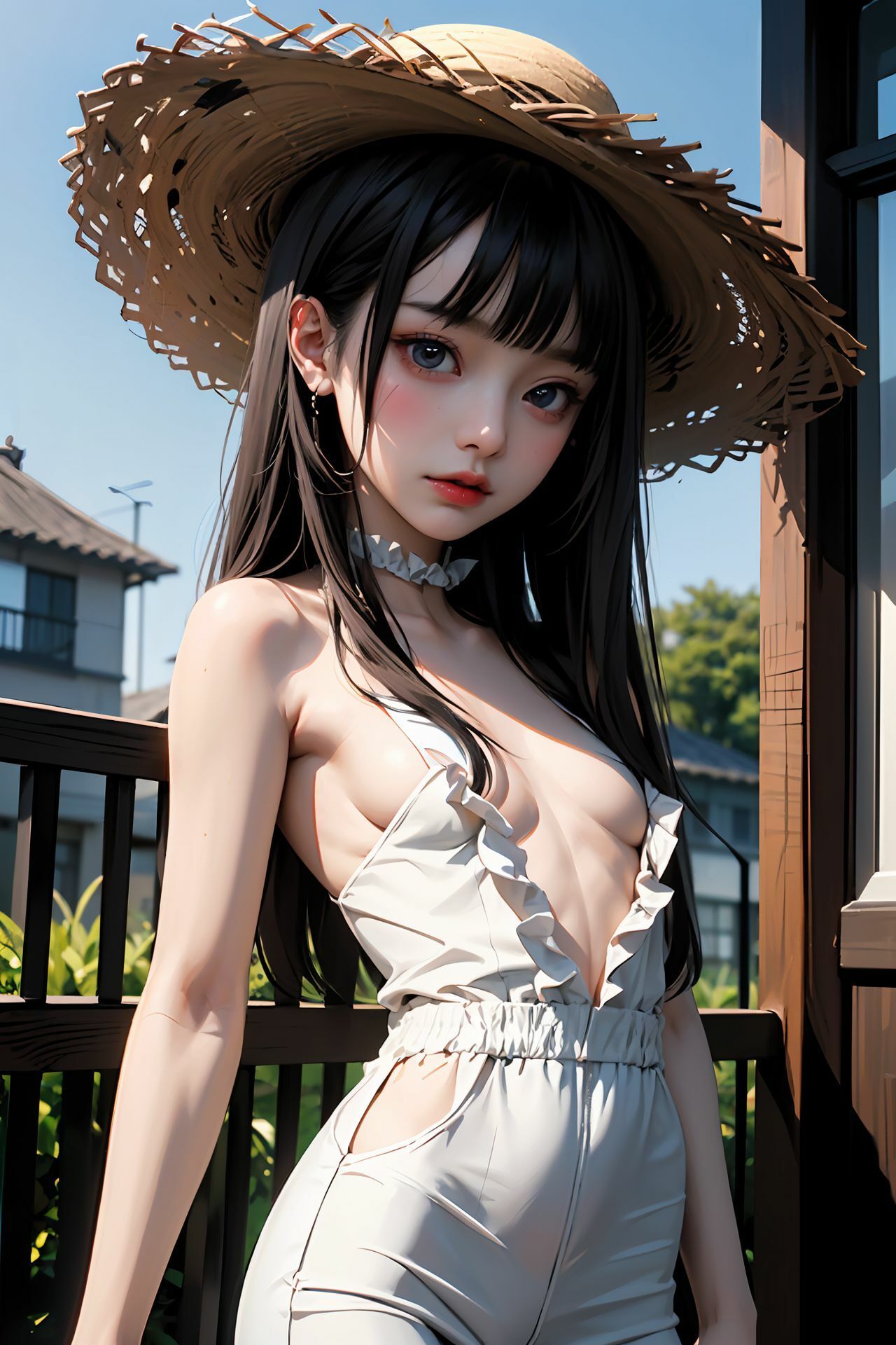 サンプル画像5:黒髪貧乳少女2(川瀬と遊園地) [d_306061]