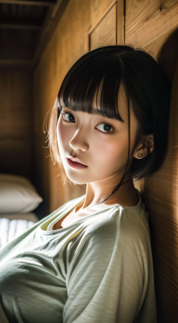 サンプル画像2:田舎のお姉さん(AI美女KANA) [d_306110]