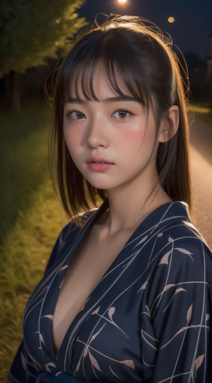 サンプル画像5:田舎のお姉さん(AI美女KANA) [d_306110]