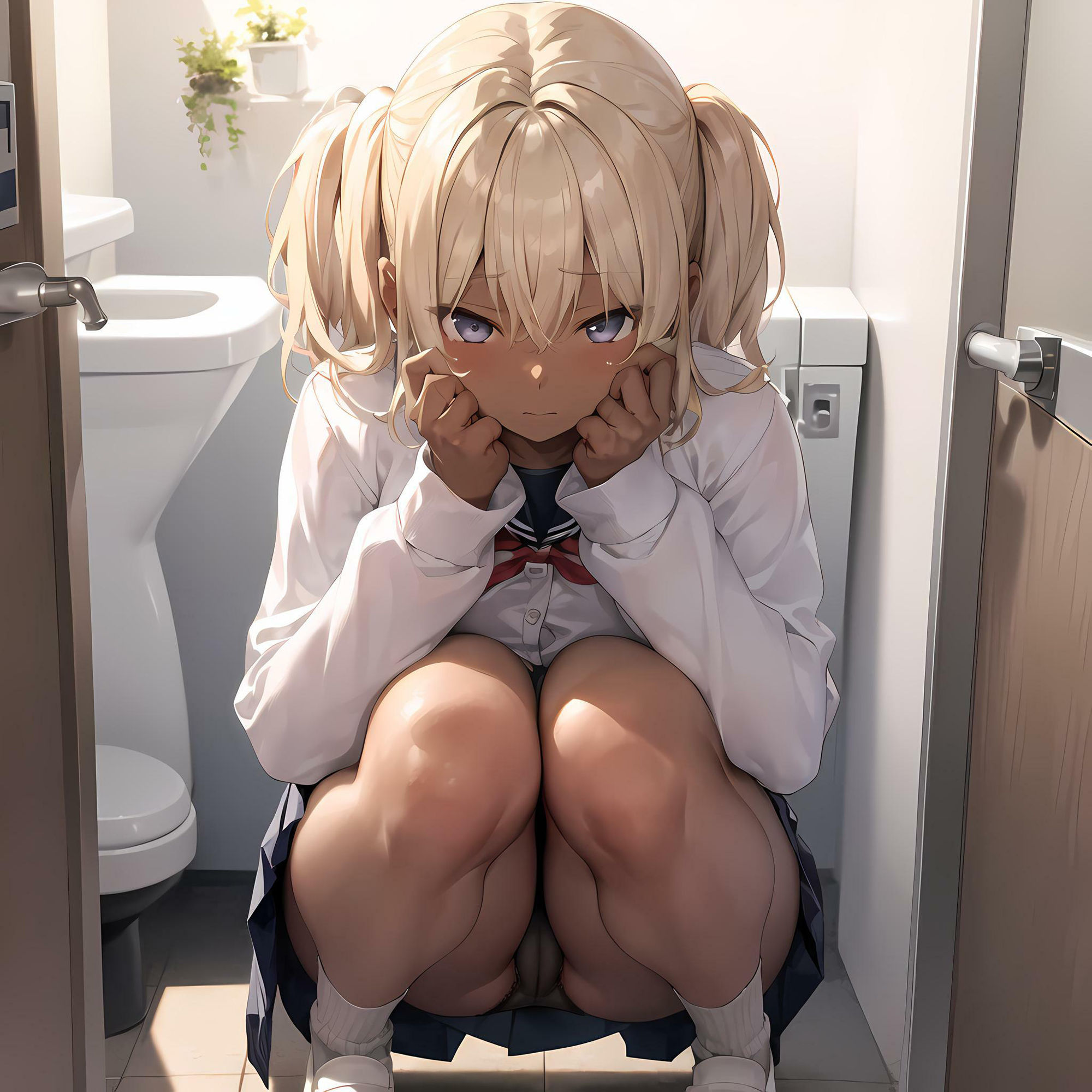 サンプル画像2:黒ギャルフェチ パンチラ編(フェチ工房) [d_306132]