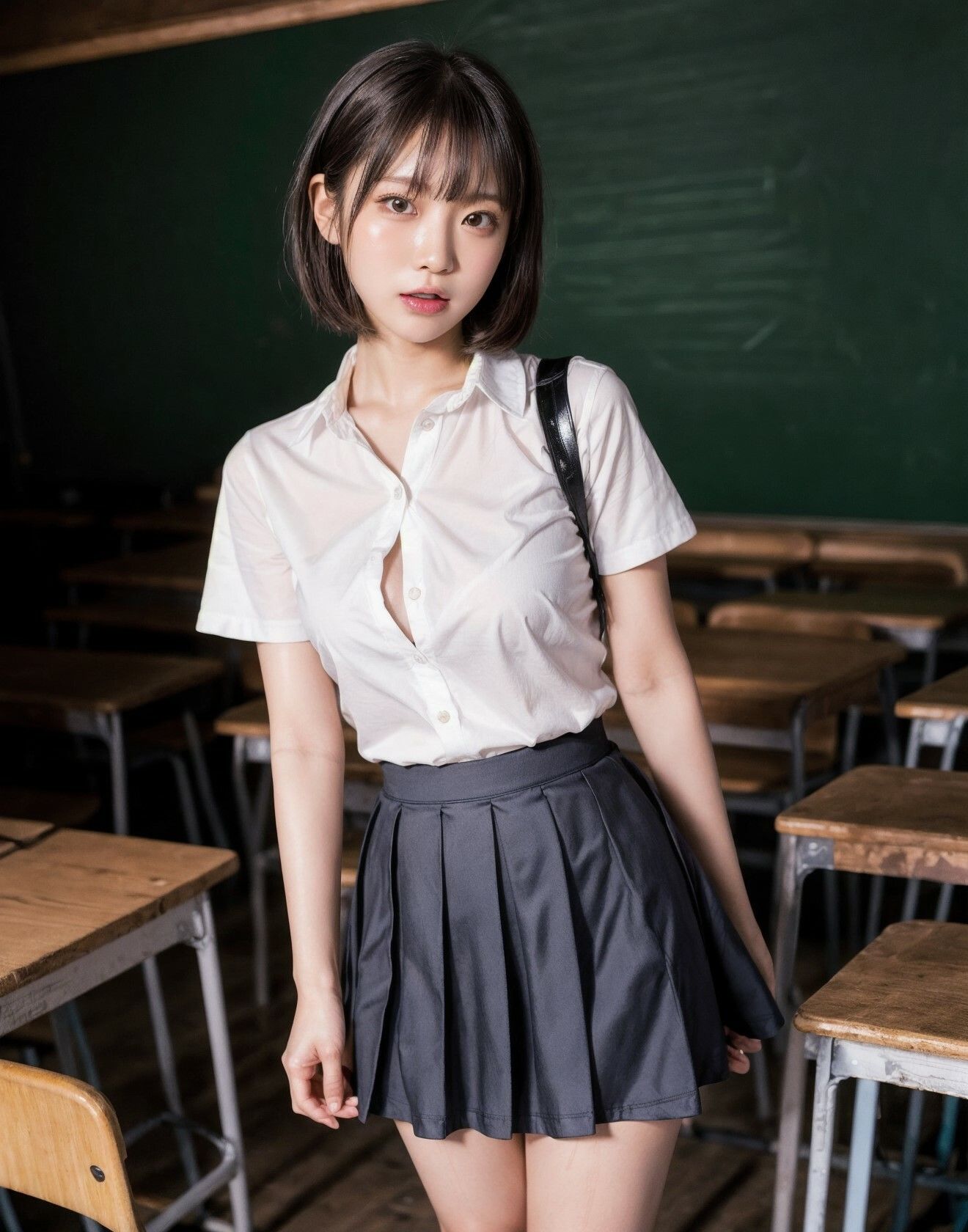 サンプル画像6:地味な大学陸上部女子 なぜ？どうして競泳水着に。(スク水・競泳水着ピタピタ女子大生専門店) [d_306174]