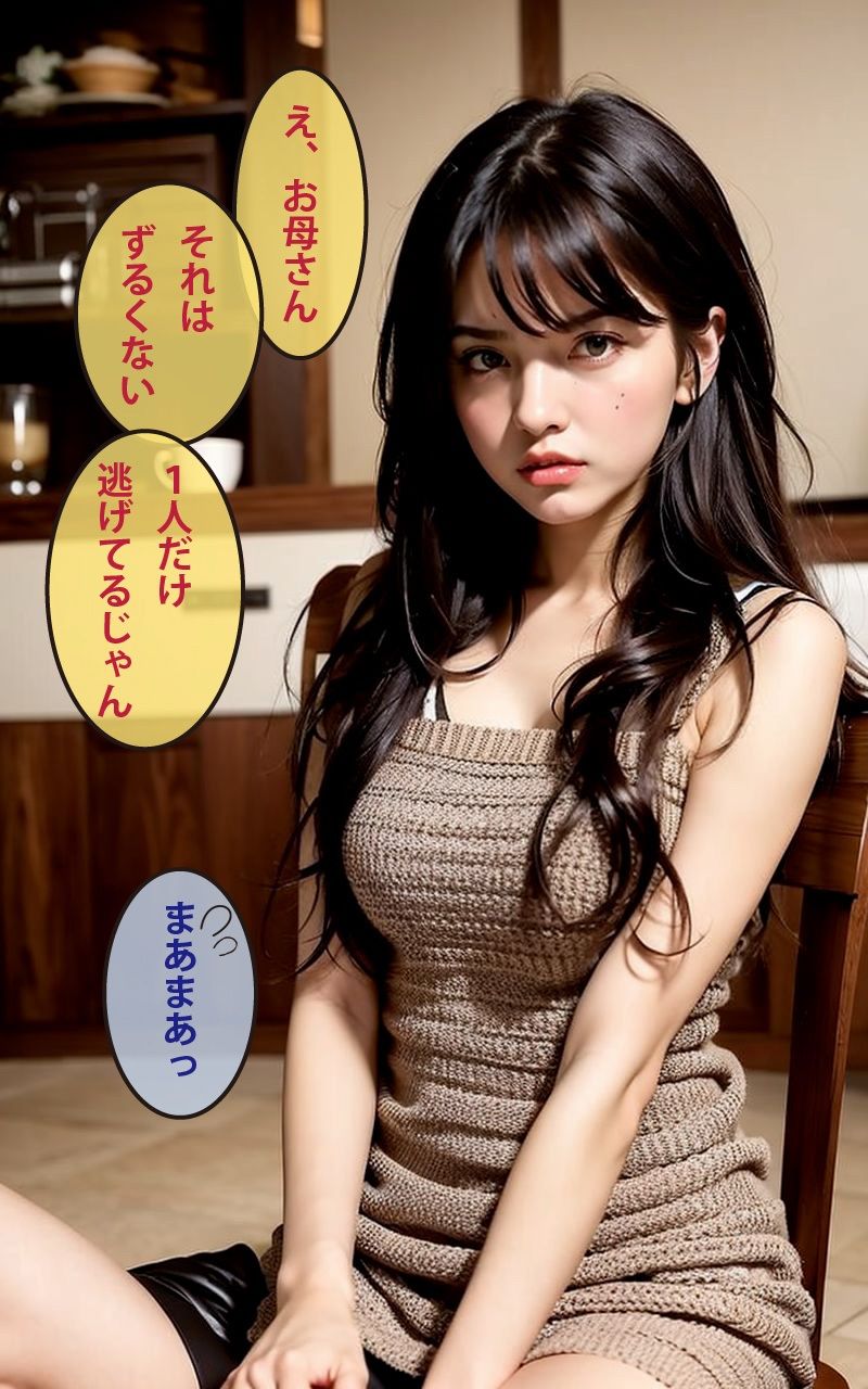 サンプル画像2:J◯娘と不倫妻の寝取り親子丼(かぞくまんが3（近親相姦）) [d_306348]