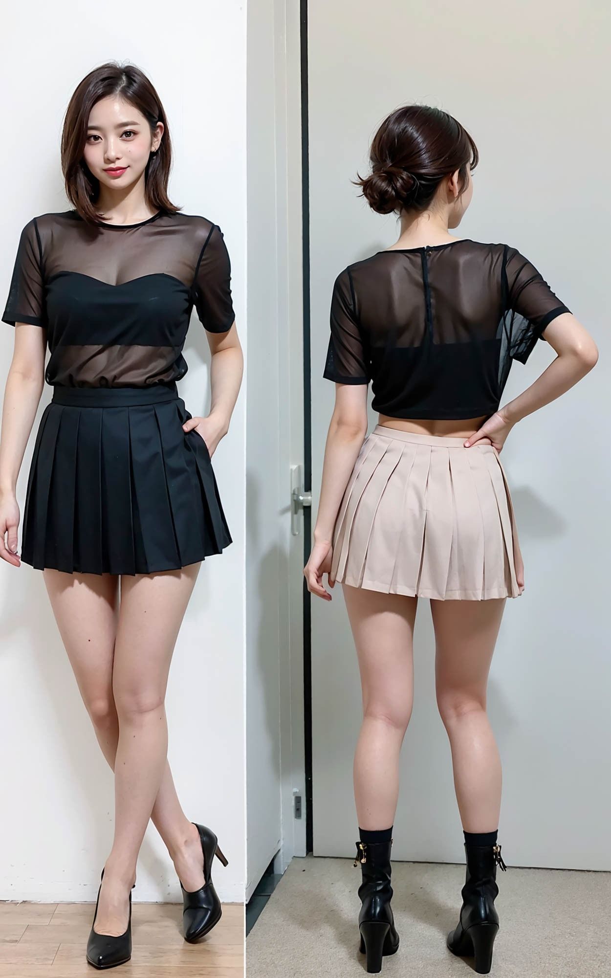 サンプル画像2:あんなとこやそんなとこまで！？薄すぎるスケスケ衣装(AIgirls印刷所) [d_306384]