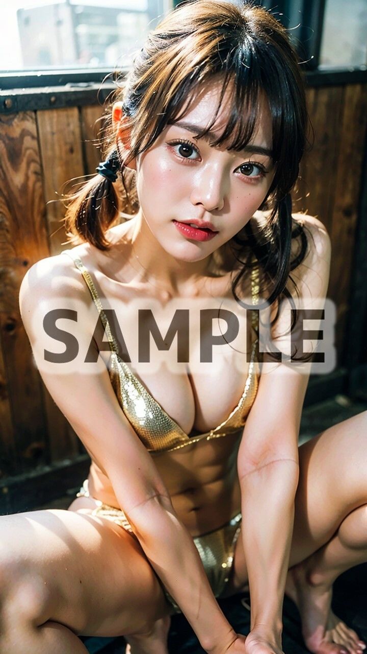 サンプル画像2:お股全開！水着グラビア写真集(AI愛create) [d_306399]