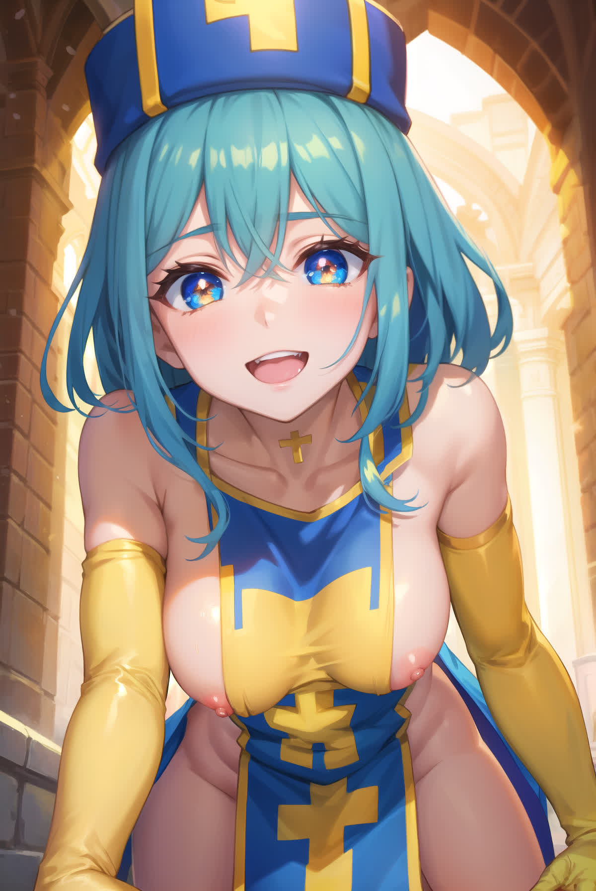 サンプル画像6:かわいいだけ女僧侶Vol.2 イラストCG集(Girlscg AI) [d_306402]