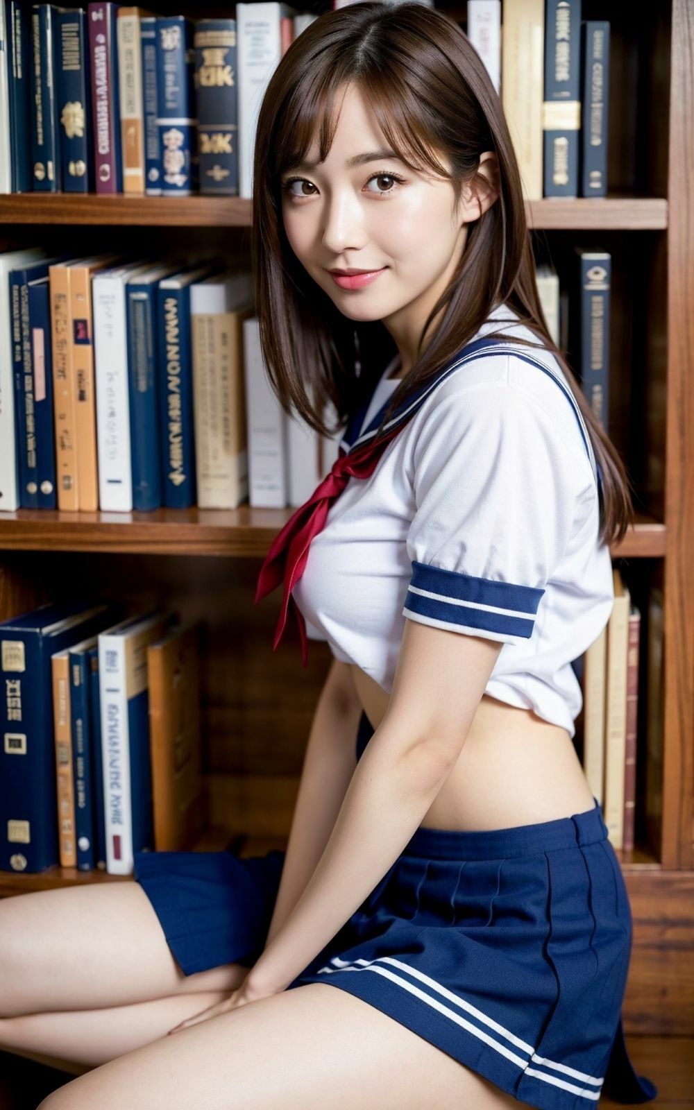 サンプル画像2:えちえちセーラー学園(妄想美女出版) [d_306486]