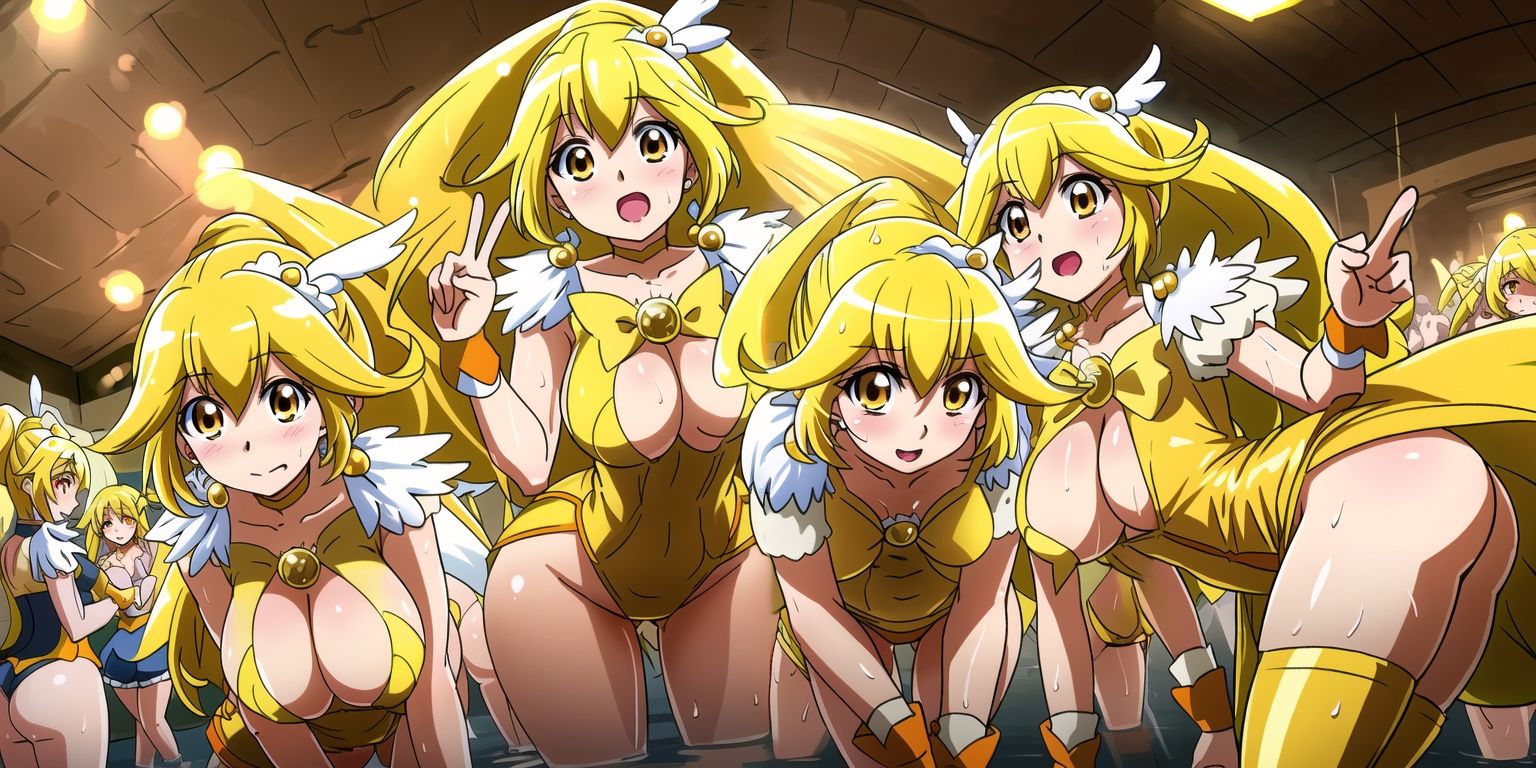 サンプル画像2:増殖百合 〇ュア〇ース(グレニンジャジャ) [d_306613]