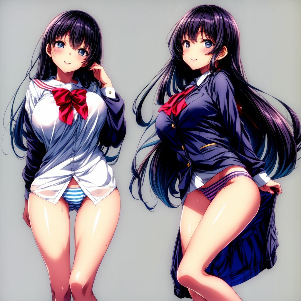 サンプル画像2:魅惑の下着美少女AIイラスト集※アニメその2【393枚】(AIイラスト冒険者) [d_306674]