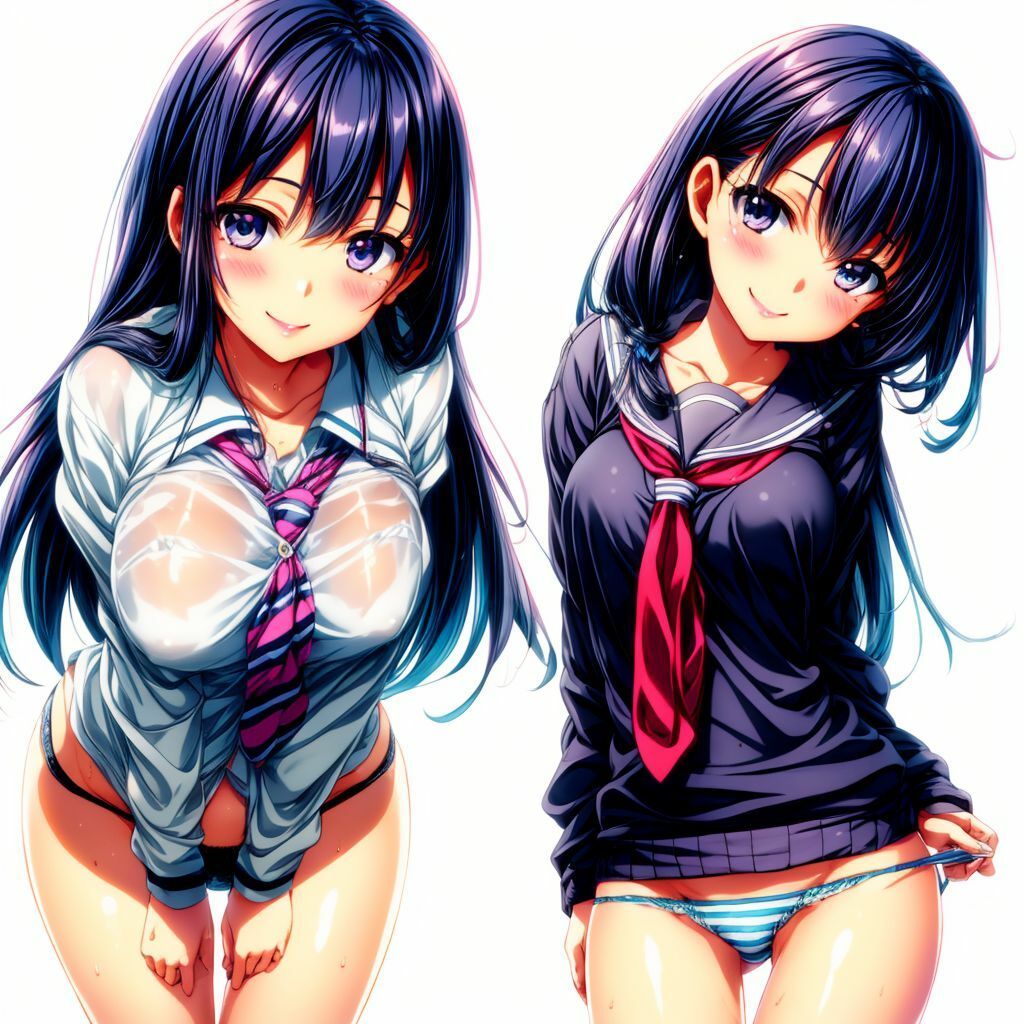 サンプル画像5:魅惑の下着美少女AIイラスト集※アニメその2【393枚】(AIイラスト冒険者) [d_306674]