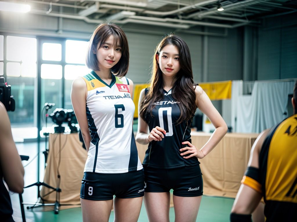 サンプル画像2:超リアル高画質バレー部美女(ぷるん) [d_306685]