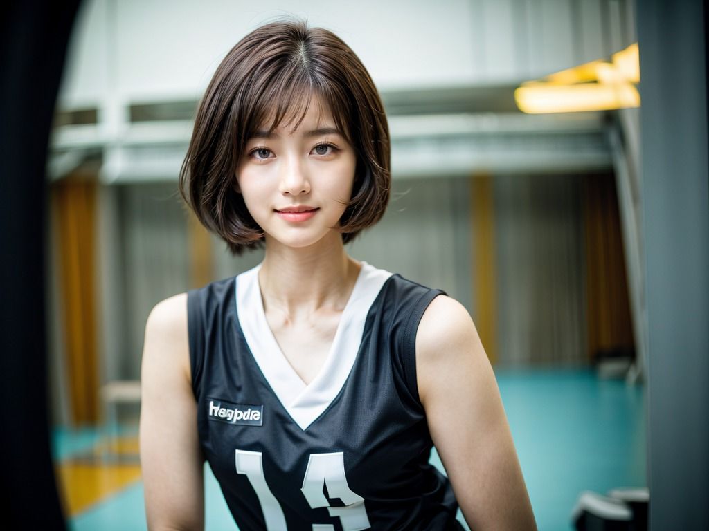 サンプル画像3:超リアル高画質バレー部美女(ぷるん) [d_306685]