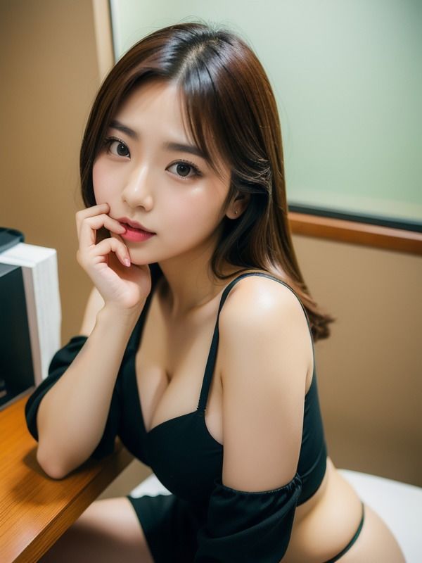 サンプル画像2:【AIグラビア写真集】ギャル×秘書OL100選 ＃32(AI美女クリエイターNINO) [d_306696]