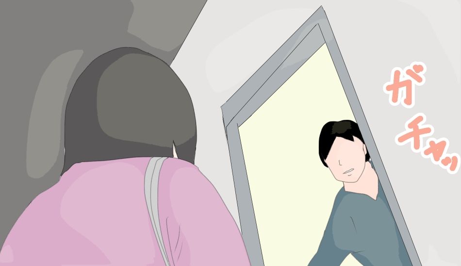 サンプル画像6:熟女デリヘル呼んだら僕をイジメてる上司だった(鶴江) [d_306786]