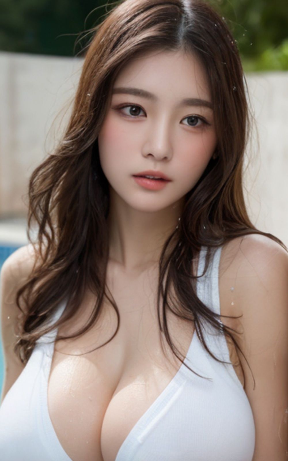 サンプル画像3:巨乳水濡れ美女【AIグラドル編集部vol.233】(AI美女出版) [d_306789]