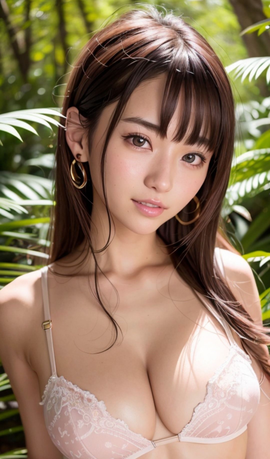 サンプル画像6:AI美女wearing〜厳選合格シリーズ19〜下着の森美女 合格japanese日本人 美人 グラビア写真集 巨乳 むちむち 露出 パンチラ パンツ えろ ブラジャー アスリート スポーツ コスプレ AI生成(AI美女wearing@BY PENCO) [d_306875]