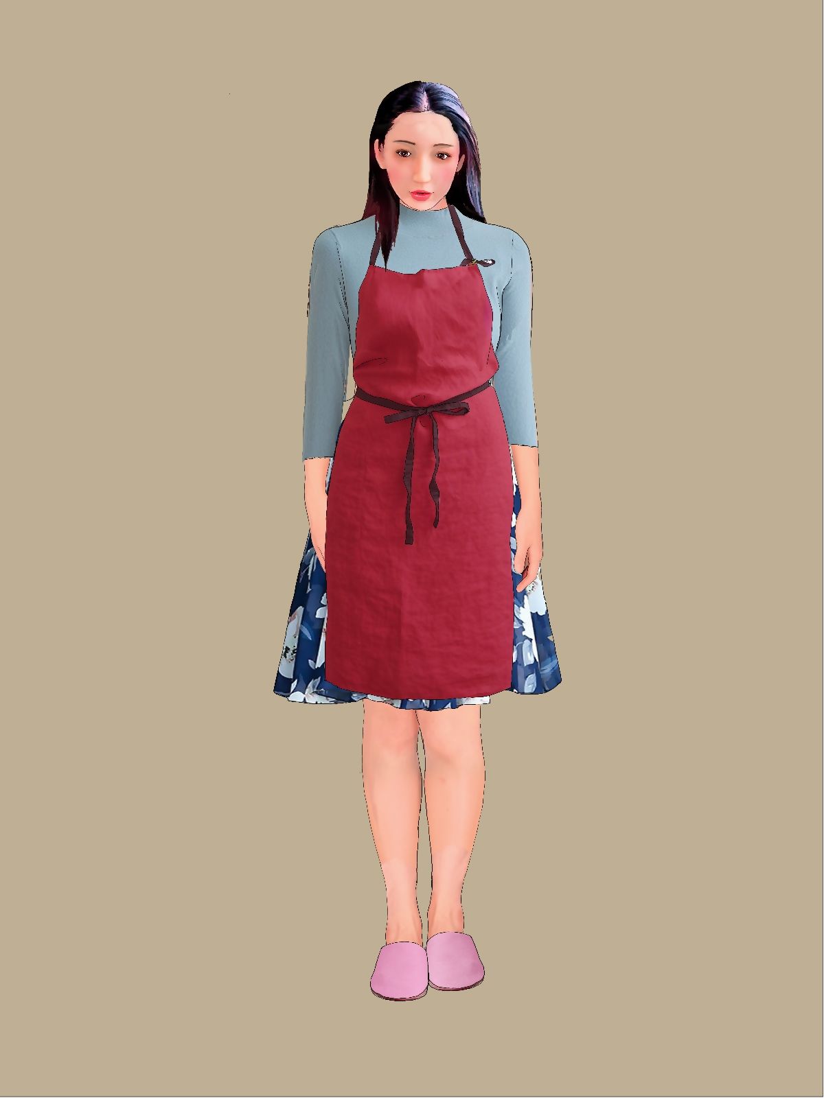 サンプル画像6:下着図鑑風着せ替え絵本『ちはる28歳』3社長秘書ネトラレ編(Girlboy) [d_307007]