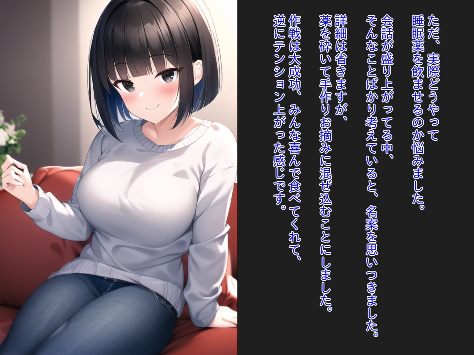 サンプル画像5:可愛いママ友を眠らせ、こっそり孕ませたったwww(NTR最強會) [d_307093]