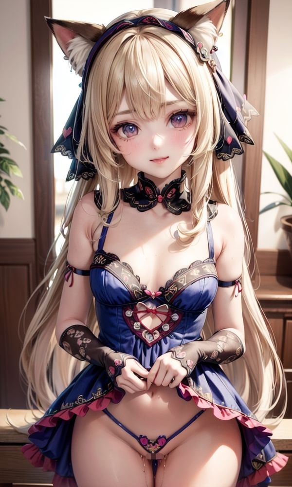 サンプル画像6:美しいキツネ娘(白熊兎) [d_307118]