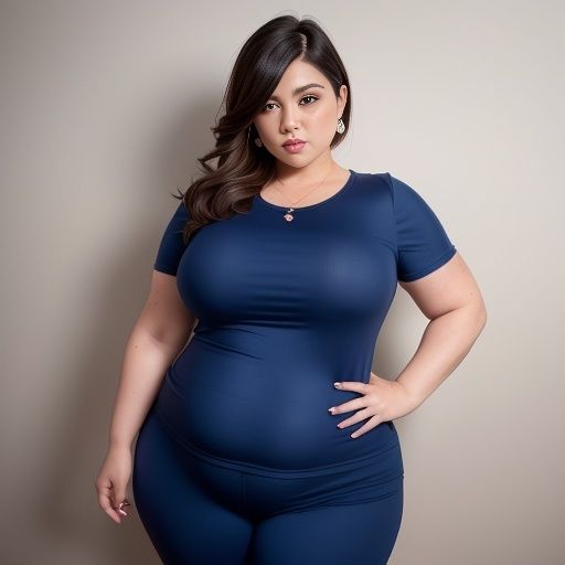 サンプル画像1:肥満嗜好（デブ専）ふくよかすぎるカラダを求めて（セリフなし AI画像集）(シックススイートナイン) [d_307156]