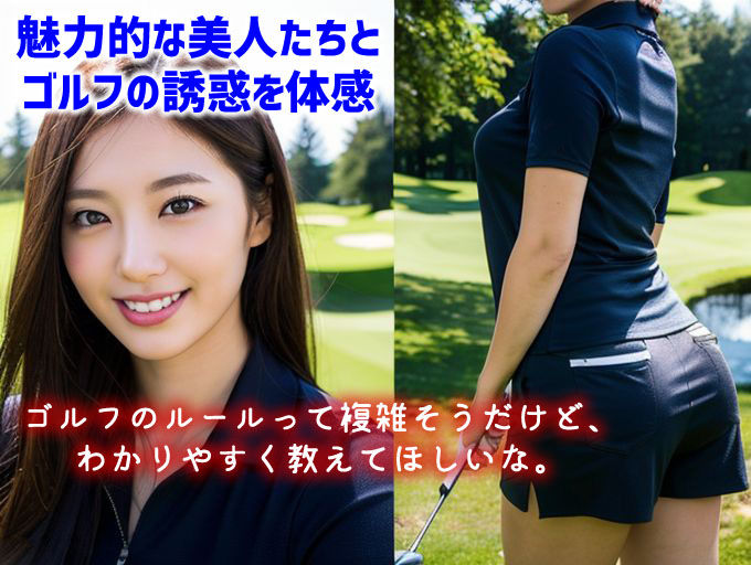 サンプル画像1:「はじめてだから、どうやって打つのか教えてもらえる？」ゴルフウェア美女〜かわいくてセクシーなAI写真集vol.19（全214ページ）(AIグラビア出版) [d_307201]