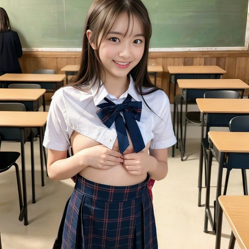 サンプル画像3:AIヌードグラビア セーラー服編 Vol.1(美伝プロジェクト) [d_307237]