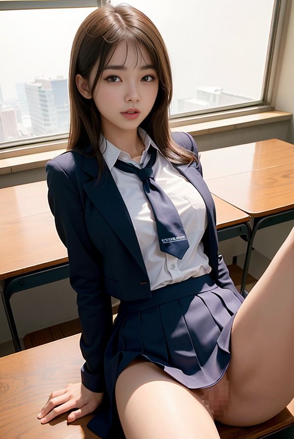 サンプル画像2:制服巨乳少女の誘惑(愛すいーと) [d_307290]