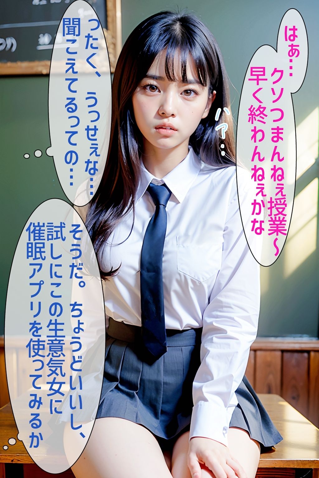 サンプル画像1:生意気J●を●眠アプリで性活指導(Mスタ) [d_307298]