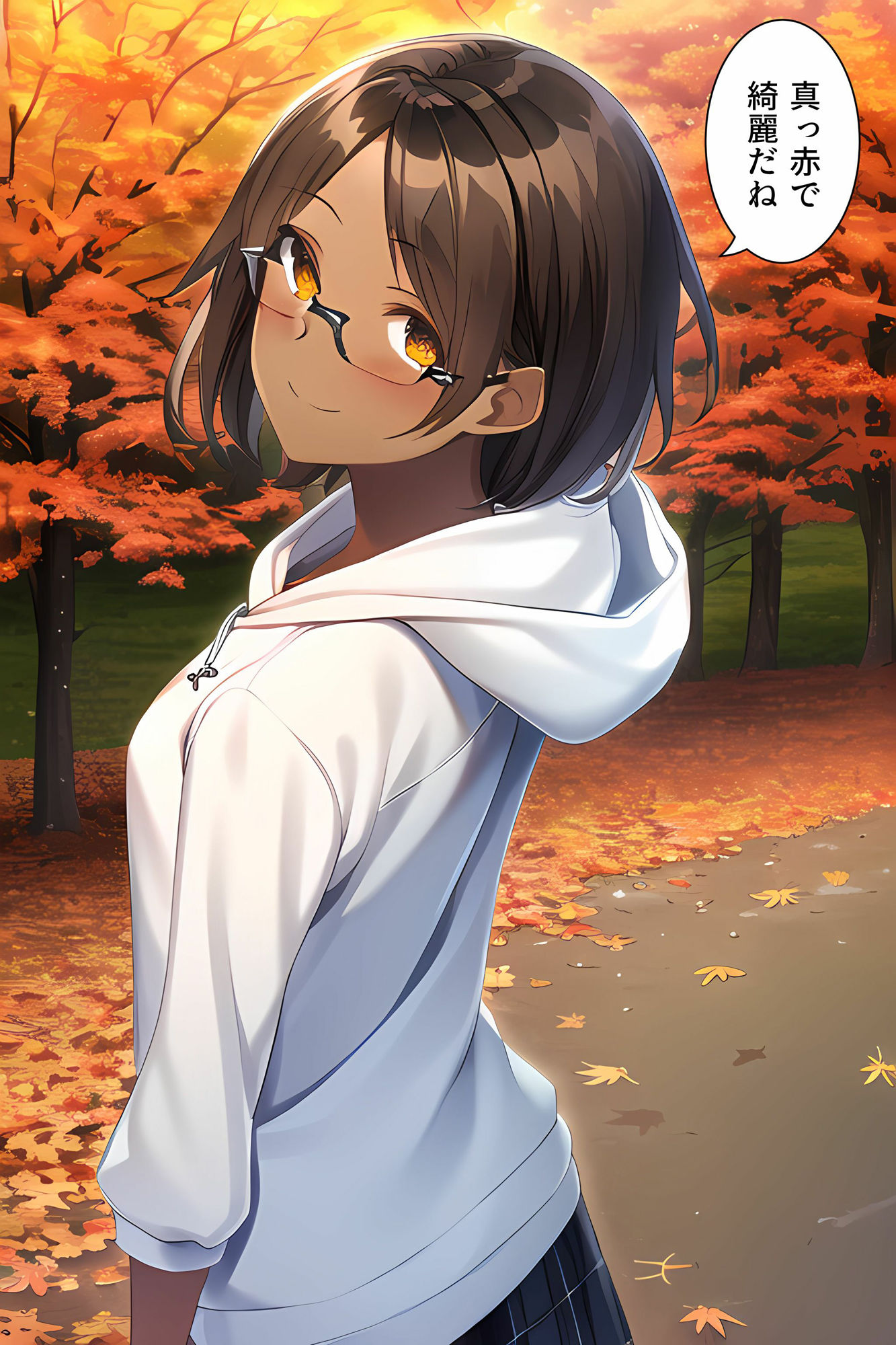 サンプル画像3:先輩（おねーさん）は今日もリードできません(褐色眼鏡工房) [d_307480]